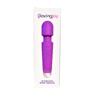 Loving Joy 20 Function Wand Vibrator Purple