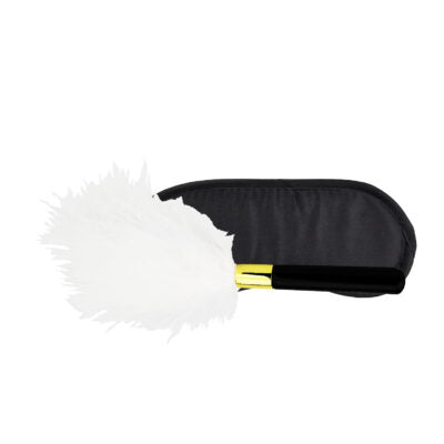 Bound to Play. Kit de jeu avec masque pour les yeux + chatouilleur de plumes