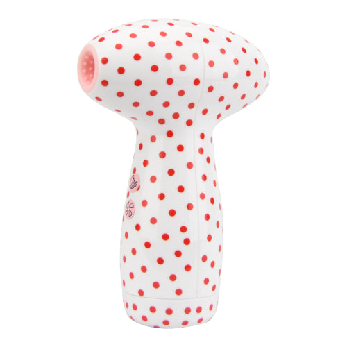 Loving Joy 2 in 1 Suction Vibrator Polka Dot - Hotjim