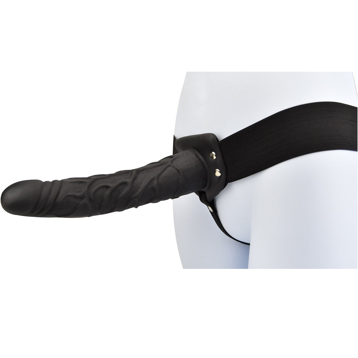 Loving Joy 9 Inch Hollow Strap On Black - Hotjim