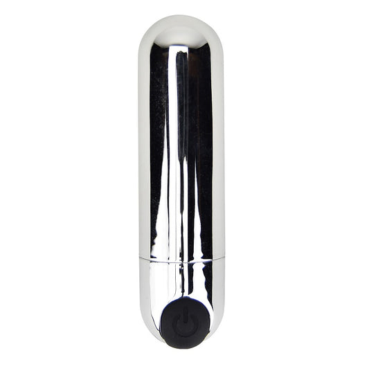 Loving Joy 10 Function Rechargeable Bullet Vibrator Silver - Hotjim
