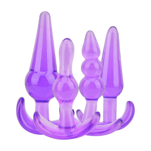 Loving Joy Butt Plug Training Kit Purple - Hotjim