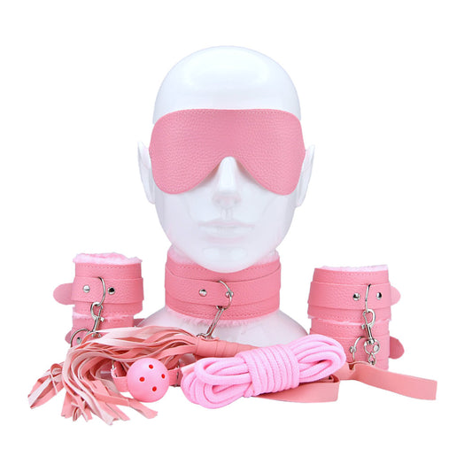 Bound to Play Beginner's Bondage Kit Pink (8 Piece) - Hotjim