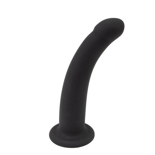 Loving Joy Curved 5 Inch Silicone Dildo with Suction Cup - Hotjim