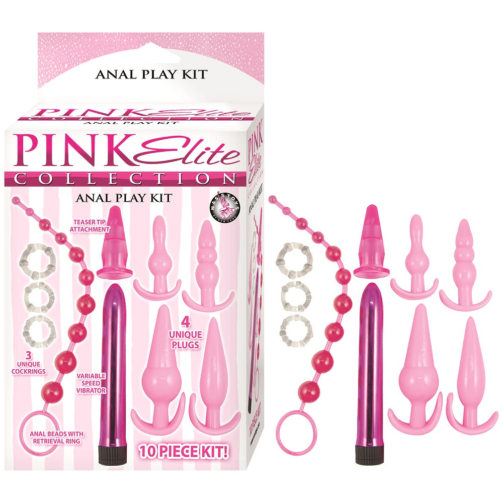 Pink Elite Collection Anal Play Kit - Hotjim