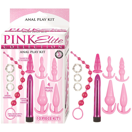 Pink Elite Collection Anal Play Kit - Hotjim