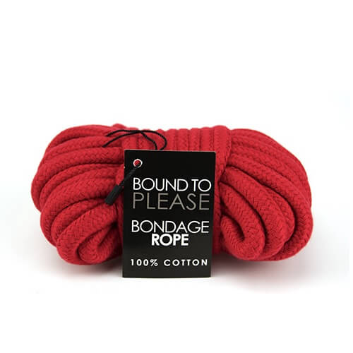 Bound to Please Bondage Rope Red - Hotjim